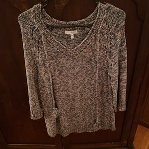 Multi color sweater top